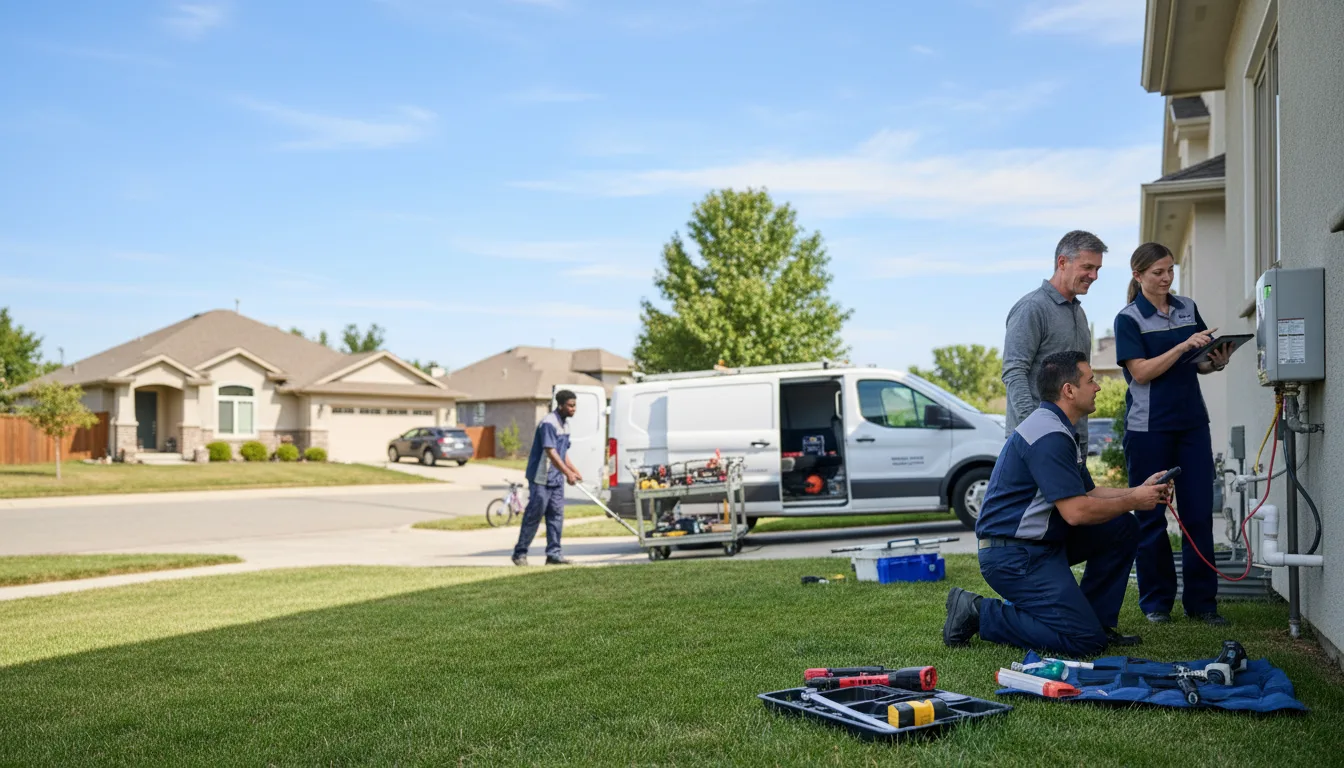Tankless water heater service in Concord, MI
